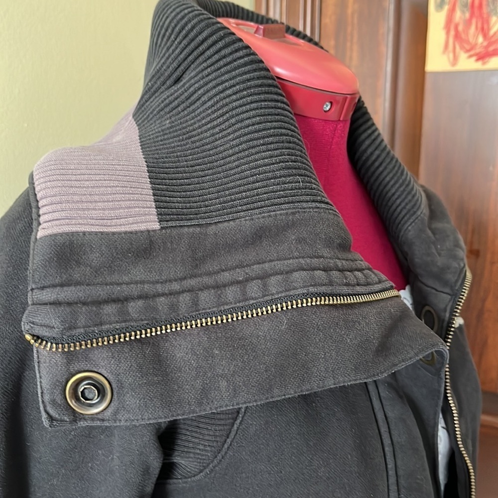 Puma  Active wear jacket  coat sporty/stunning oversized collar grey fade Sz. XS